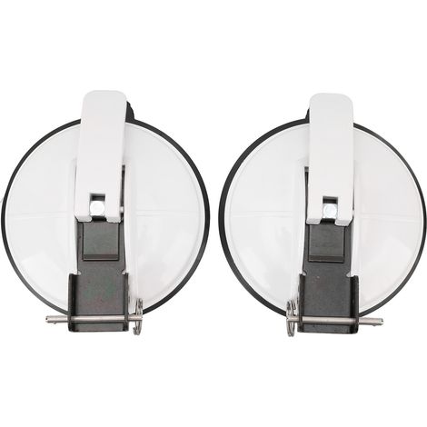 Ortviai Support pour Store Latéral de Camping – 1 Paire, Fixation à Système de Cliquet, Compatible VW T4/T5/T6/T7/ID.Buzz, Blanc