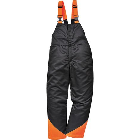 Latzhose Wald Eiche Farbe: Schwarz Größe XXXL - Portwest