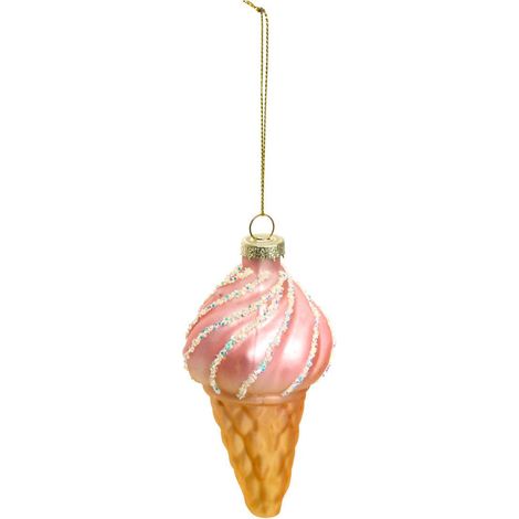 SDN CONO CRISTAL HIELO ROSA 11CM - Feeric lights & christmas (1/2)