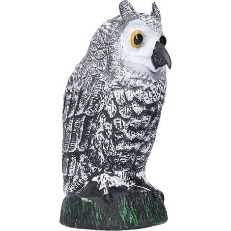 Vogelscheuche aus Plastik, künstliche Eule, Gartendekoration, Schädlingsbekämpfung, Vogelabwehr, 1022 (1/5)