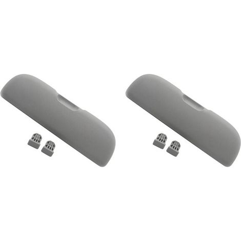 Dos estuches para gafas de coche para Ford Fortwo 453 (modelos 2015-2021), con clips de sujeción para el asa del techo y monturas para gafas.