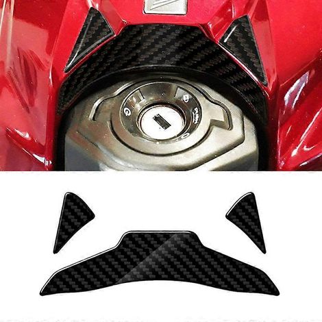 Autocollant antidérapant pour réservoir de carburant Honda CBR650R 19-23, autocollant en forme d'arête de poisson à apposer sur le bouchon du réservoir (autocollant pour la prise de contact). (1/5)