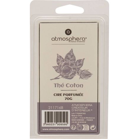Cera profumata verde laura l5,5xp2xh10,2cm - Atmosphera créateur d'intérieur