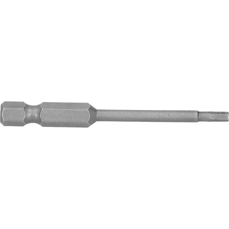 Embout de tournevis hexagonal interne de 2,5 mm, embout de tournevis électrique trempé avec pointe magnétique, S1/4 65 mm (1/5)