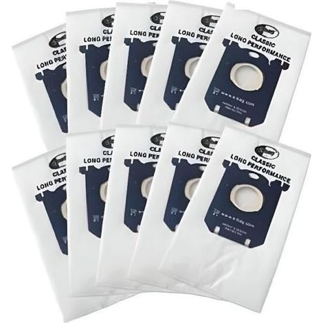 pair 10 pcs/lot sac pour Electrolux E201B Philips FC8021 poussière s-bag GR201 AEG sacs (1/2)