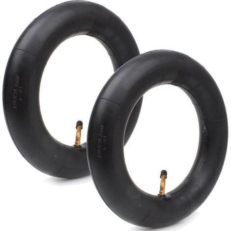 Paquete de 2 cámaras de aire de repuesto de 10" (10" x 2.50") para patinete eléctrico autoequilibrado inteligente de 10" con motor de cubo de 36 V, 48 V, 400 W, 500 W y 800 W. (1/5)