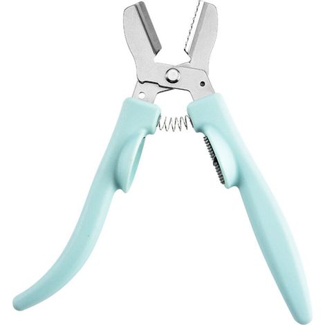 Ouvre-coquille de châtaignier, pince à châtaigne portable, coque en acier inoxydable adaptée pour l'extérieur et la cuisine, offrant confort et prise en main (bleu) (1/2)