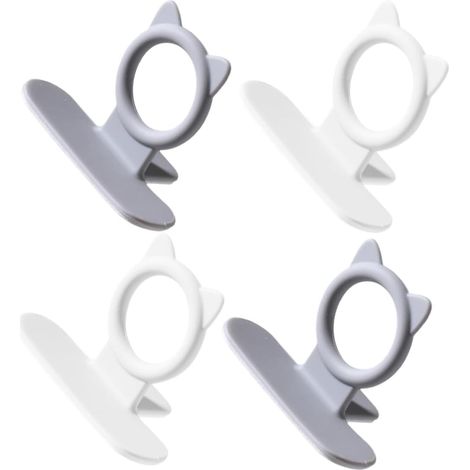 SECFOU Lot pour 4 releveurs siège toilette en silicone pratique