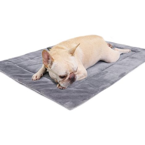 Tapis Thermique Pour Animaux - Tapis Autochauffant En Nylon - Pour Chats Et Chiens - Tailles S M L XL - Gris Ou Brun (1/5)