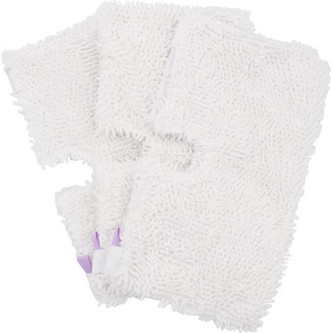 (3 pieces) Replacement microfiber cleaning pads for Shark S3500, S2901, S2902, S3455K, S3501, S3550, S3601, S3801, S3901, S4601, S4701, S4701D series steam mops (1/5)