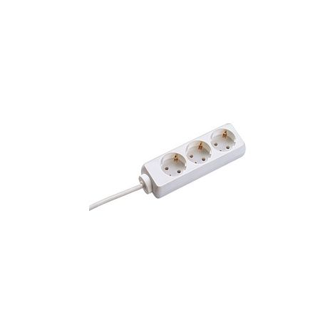 BACHMANN SELLY 3xCEE7/3 blanco corriente 3,0m CEE7/7, 387.271S