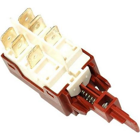 Interrupteur bipolaire NA+P (90489683) Lave-vaisselle CANDY, HOOVER, IBERNA, KELVINATOR, ROSIERES (1/4)