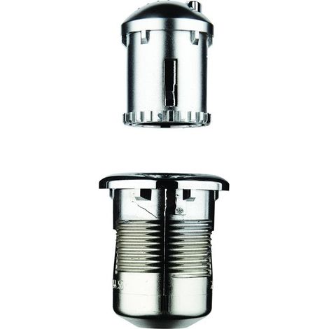 GROHE Comando a pulsante 42812 con rosone Tasto Eco 40mm per set Eco cromo opaco/cromo, 42812PI0