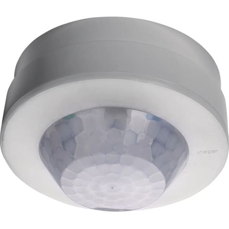 détecteur couloir 30 x 5 mètres de mouvement plafond saillie ON/OFF - HAGER EER515
