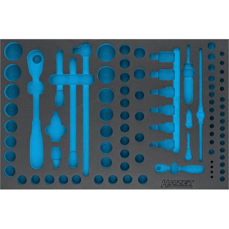 Insert en mousse souple HAZET à 2 composants 163-258L (1/2)