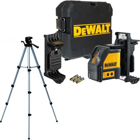 Dewalt DW088K Self Levelling Cross Line Laser Level Bracket Case + Bag + Tripod (1/4)