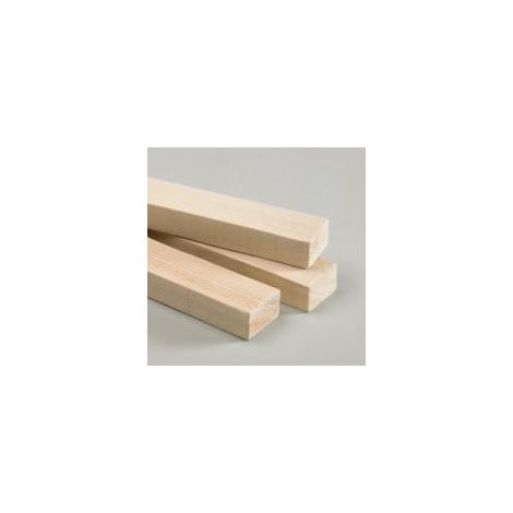 Listello di fissaggio 25mm x 38mm x 1200mm ognuno