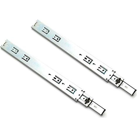 2 paires de glissières de tiroir ZP 300 mm double extension pour s'adapter à une rainure de 45 mm (1/2)