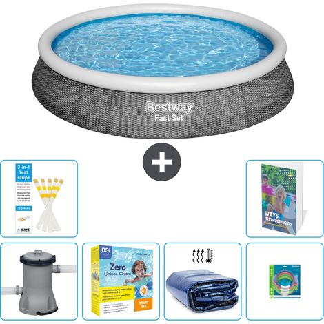 Bestway Bestway Fast Set Ronde - 396x84 cm - 7-pièces S181 (1/5)
