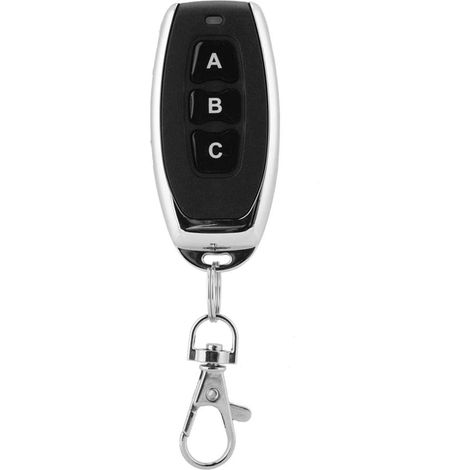 Clé à Distance Universelle pour Voiture 3 Boutons Télécommande de Porte de Garage 433,92 MHz Clonage Automatique pour Atelier de Voiture et Porte Telecommande Universelle de Portail (1/5)