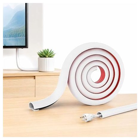 Cable Duct Cable Cover Semicircular Cable Cover Cable Cables Home School Office White