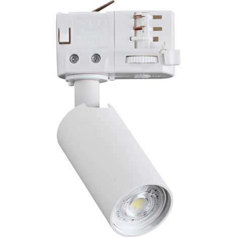 Faretto A Binario Dynamite 1 Luce Gu10 Bianco