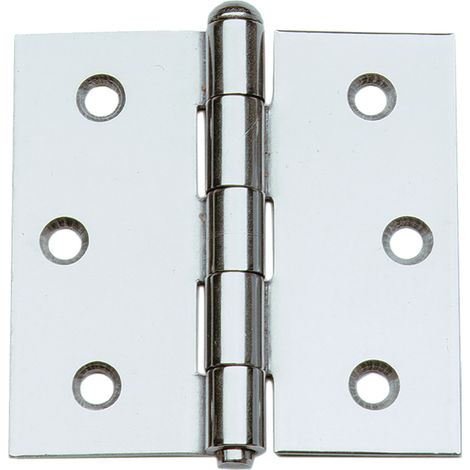 CERNIERA IN ACCIAIO INOX ART.124IN mm 76 x 76  - ALDEGHI LUIGI