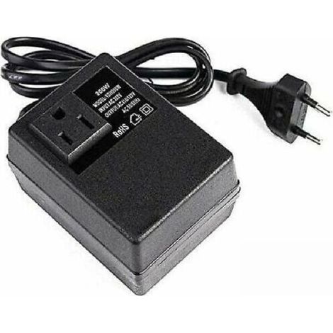 Convertisseur de Tension 200W Transformateur EU Vers US Transformateur Abaisseur 220V Vers 110V Adaptateur de Voyage Monophasé Prise EU