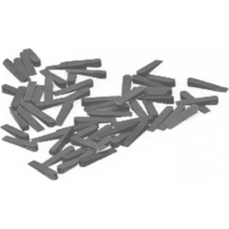 TECTOOL Cales pour carrelage en plastique - 250 pièces - 30x7x0,5mm