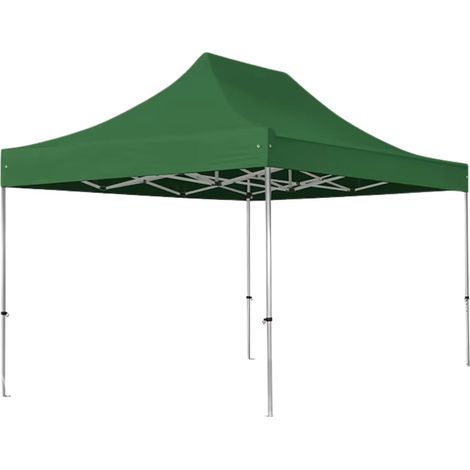 Gazebo Estensibile Maiori 3x4,5 metri Colore Verde (1/5)
