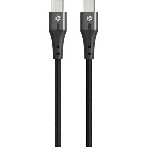 Cable SGS USB-C a USB-C 20W 2 metros Negro STPCTPC2MTBK