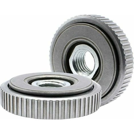Tuercas de liberación rápida SDS Clic M14 para amoladoras angulares AEG, Black & Decker, Dewalt, Flex, Hitachi, Metabo y Makit (paquete de 2) (1/5)