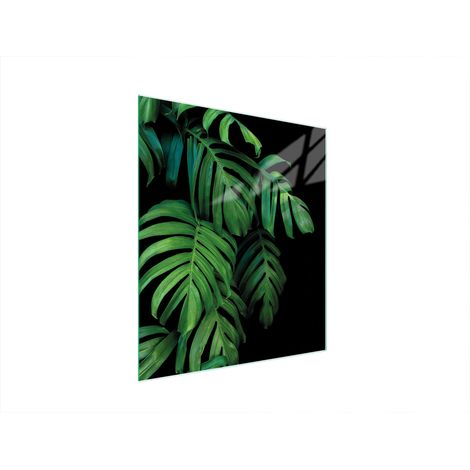 Glasschneidebrett 45x52 MONSTERA (1/5)