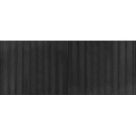 Tapis de sol，Tapis rectangulaire gris 80x200 cm bambou CFW108021 (1/5)