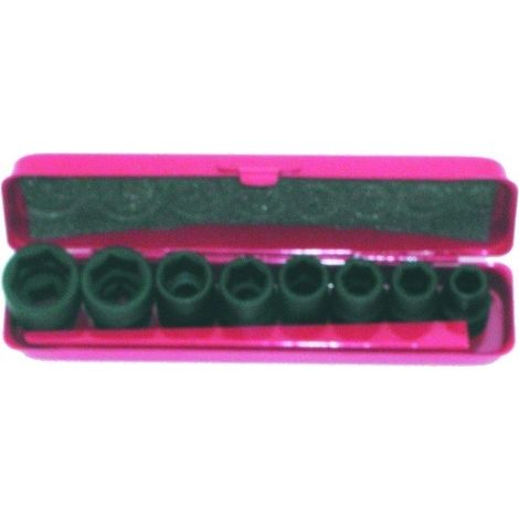 Jeu de douilles SAM 3/8" Hexagonal 8 pièces ( Prix pour 1 )