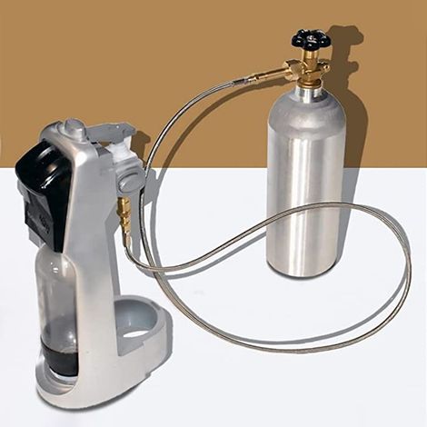 Compatible avec les nouveaux modèles SodaStream DUO / Terra / Art, etc. / Remplissage de cartouches de gaz / Adaptateur mâle argenté à connexion rapide pour boissons gazeuses (1/5)