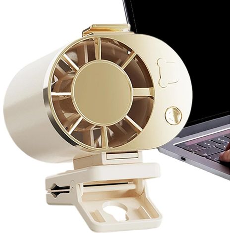 Ventilateur de Ceinture 3 Vitesses Affichage LED Rechargeable USB (1/5)