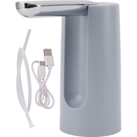 Water Bottle Dispenser 800mAh USB Charging Adjustable Speed Auto Sensing Water Bottle Pump for Universal Bucket Bottled Water Light Blue