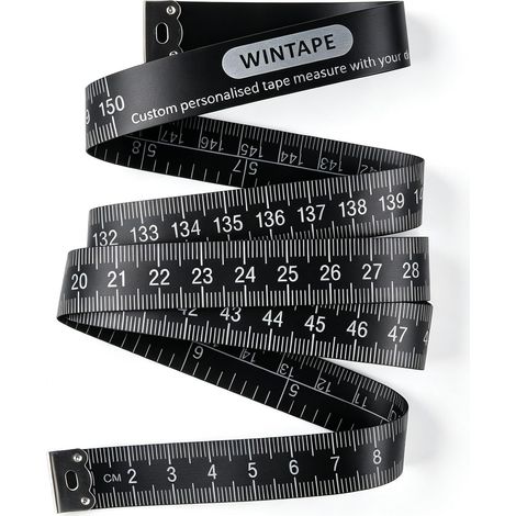 Mètre ruban double face pour mesures corporelles, Ruban à mesurer Le ruban à mesurer pour mesurer la taille du corps et petit ruban à coudre pour tailleurs-150cm, 60 pouces (1/5)