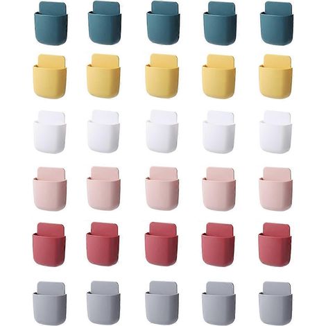 Boîte de rangement murale pour climatiseur, télécommande, support de rangement pour téléphone portable de chevet (1/5)