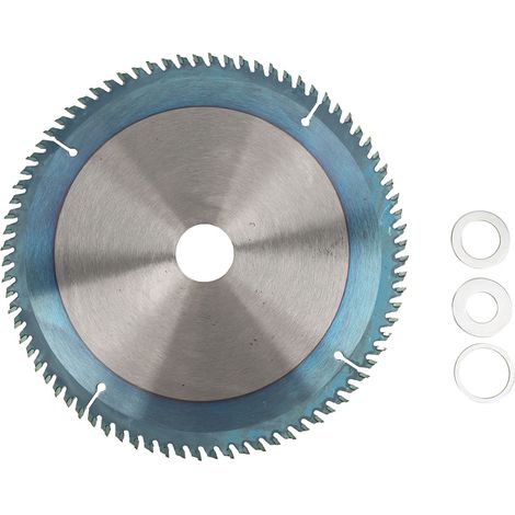 Lame de scie circulaire à revêtement bleu, disque de coupe du bois pour meuleuse d'angle (1852.43080T)