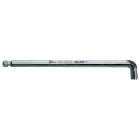 Clé mâle coudée six pans femelle courte 6x mm Wera 1 PCS