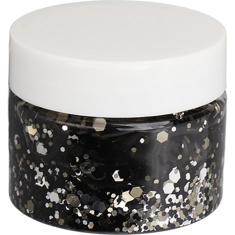 Flacon de 40 ml de colle pailletée pelable pour maquillage du visage et du corps, colle en poudre pailletée, pour festivals, scène et maquillage effets spéciaux de cinéma, colle pailletée, accessoires (1/5)