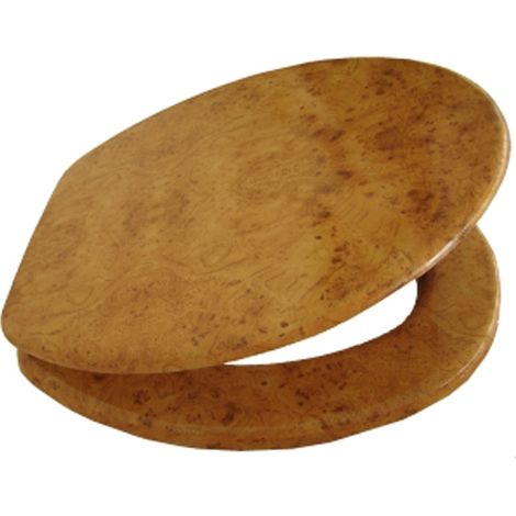 Sedile copri WC/Copriwater in MDF legno chiaro