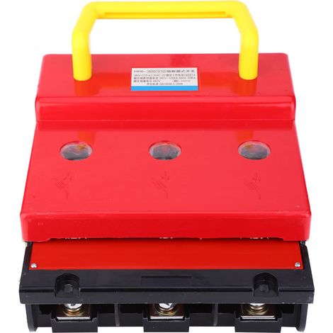 Interrupteur sectionneur à fusible HR6-400/310 400A, sectionneur AC 380/660V, acier (1/5)