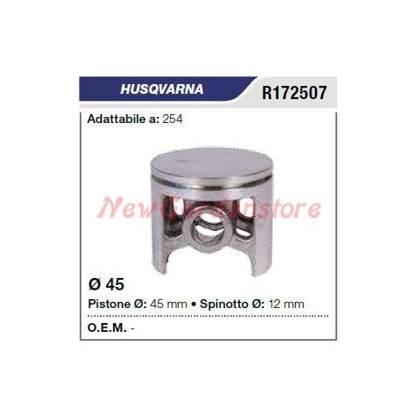 Pistone segmenti spinotto HUSQVARNA motosega 254 172507