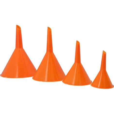 Embudo Carpoint juego de 4 piezas anidables naranja