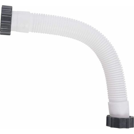 Tuyau flexible de rechange pour filtre de piscine, tuyau de pompe de piscine, tuyau d'aspiration，blanc，40.6cm (1/5)