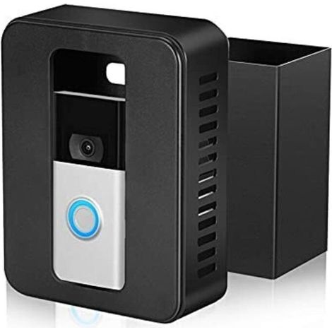 Support de sonnette vidéo pour portes d'appartement, sans perçage, dispositif antivol, appartement (1/5)
