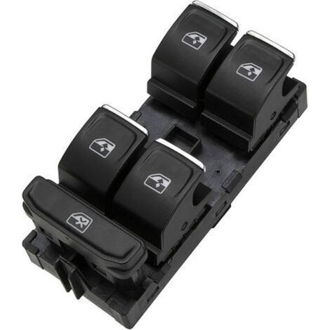 Interrupteur de lève-vitre 5G0959857 Compatible avec VW Golf Mk7 Passat B6 Touran Tiguan Arteon Skoda Karoq Kodiq Seat Leon (1/5)
